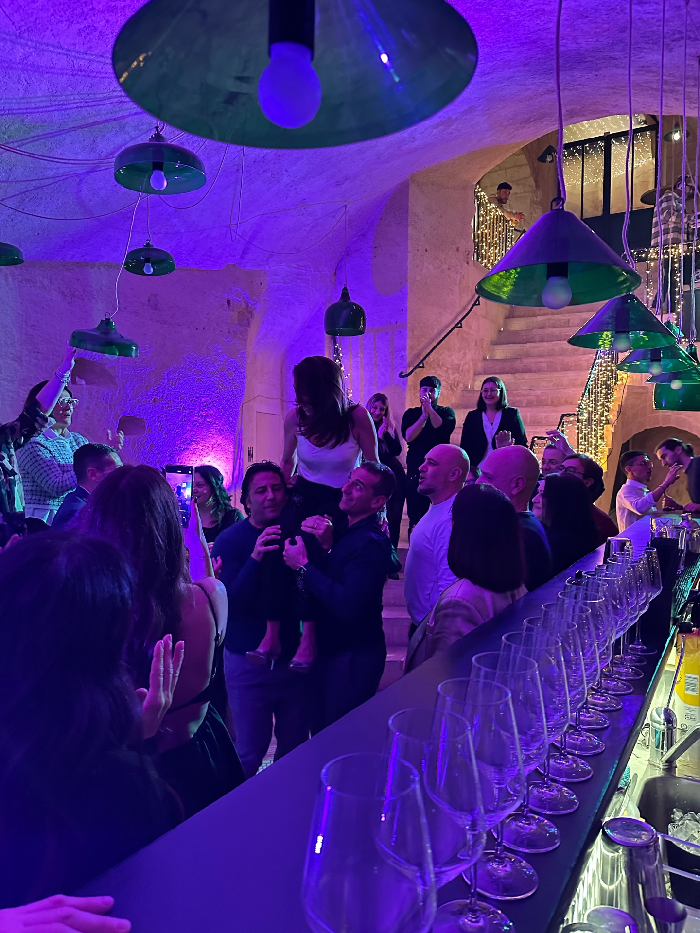 Celebrazione privata nella location delle Antiche Cisterne